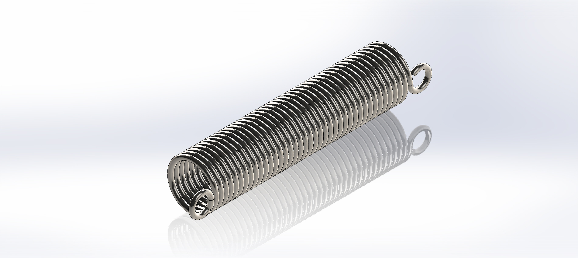 侧边缩径环弹簧