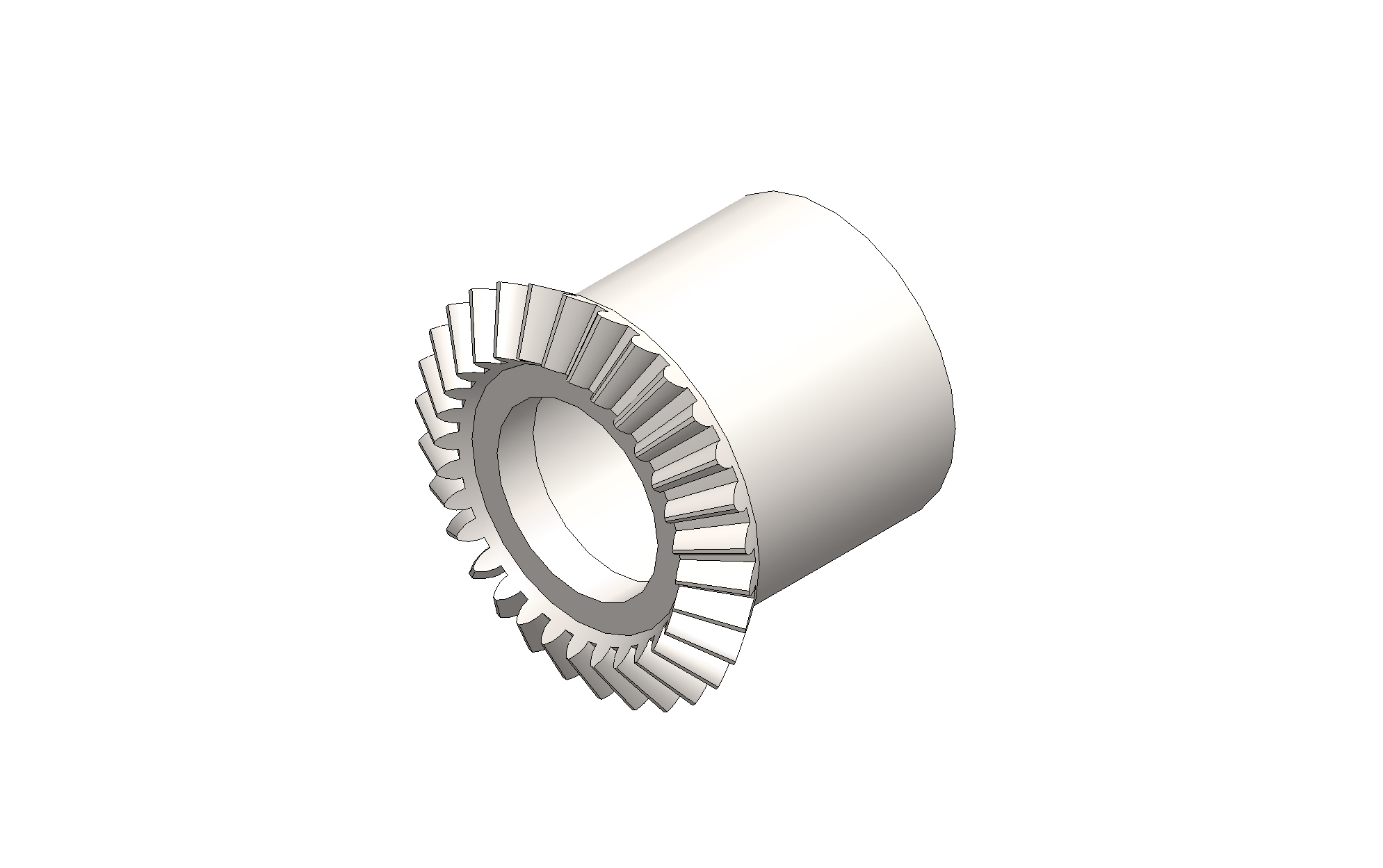 圆锥直齿轮m4齿数30