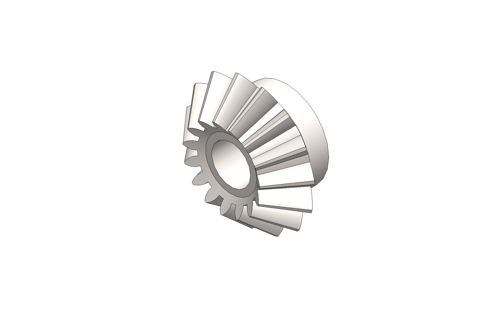 圆锥直齿轮m4齿数15
