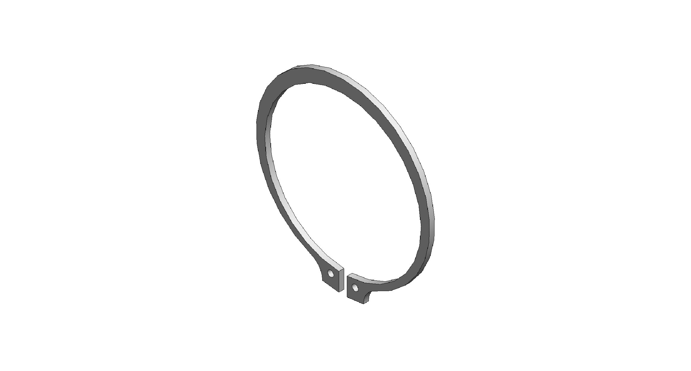 轴用弹性挡圈B型80-GB/T 894.1-1986