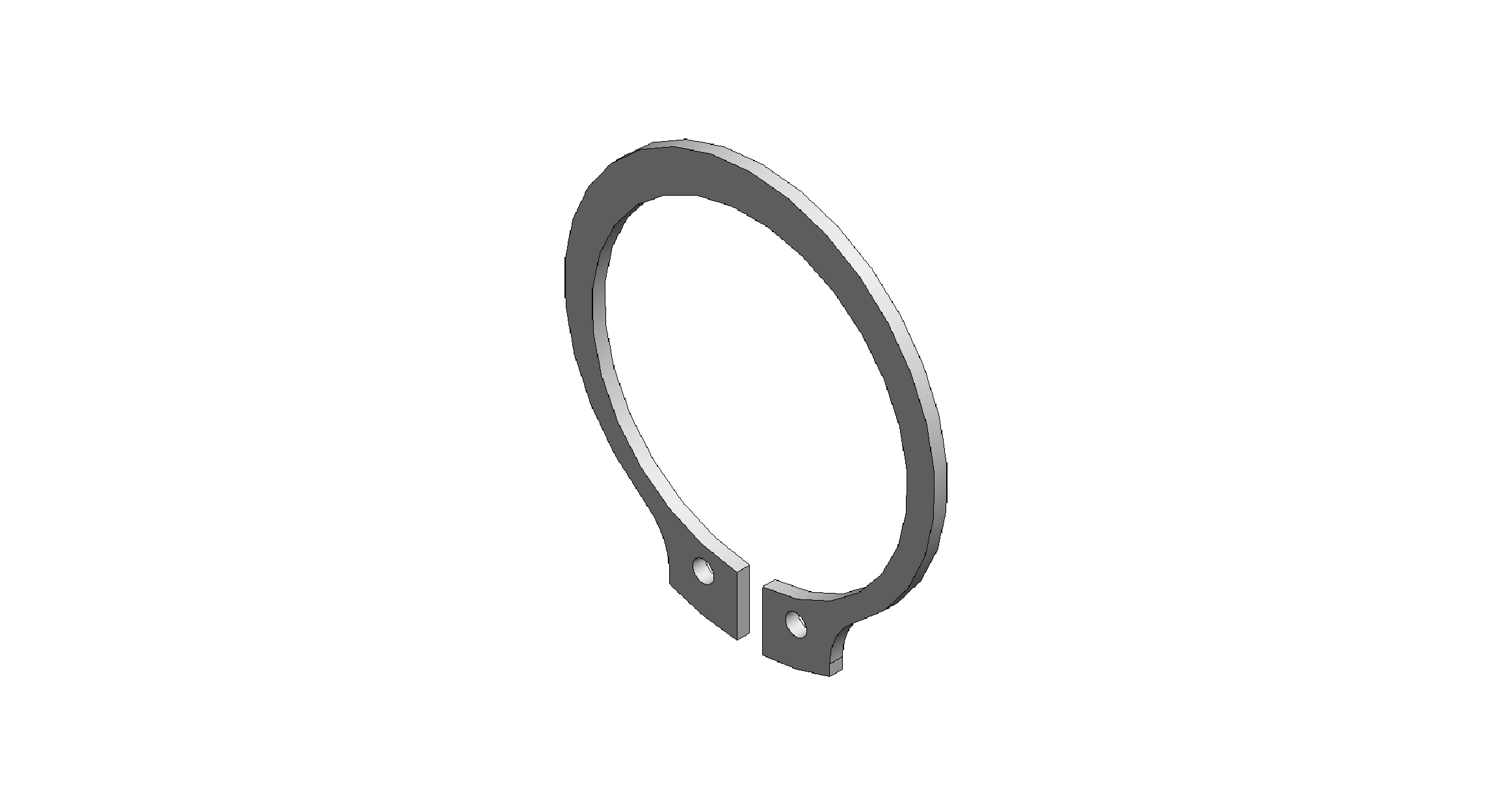 轴用弹性挡圈B型40-GB/T 894.1-1986