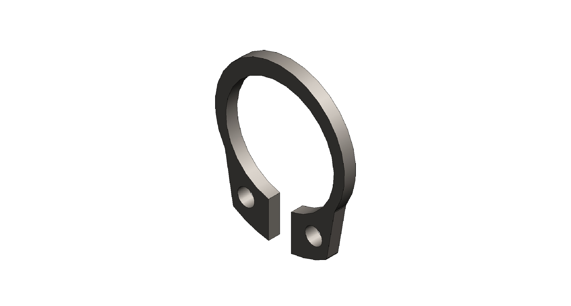 轴用弹性挡圈A型10-GB/T 894.1-1986