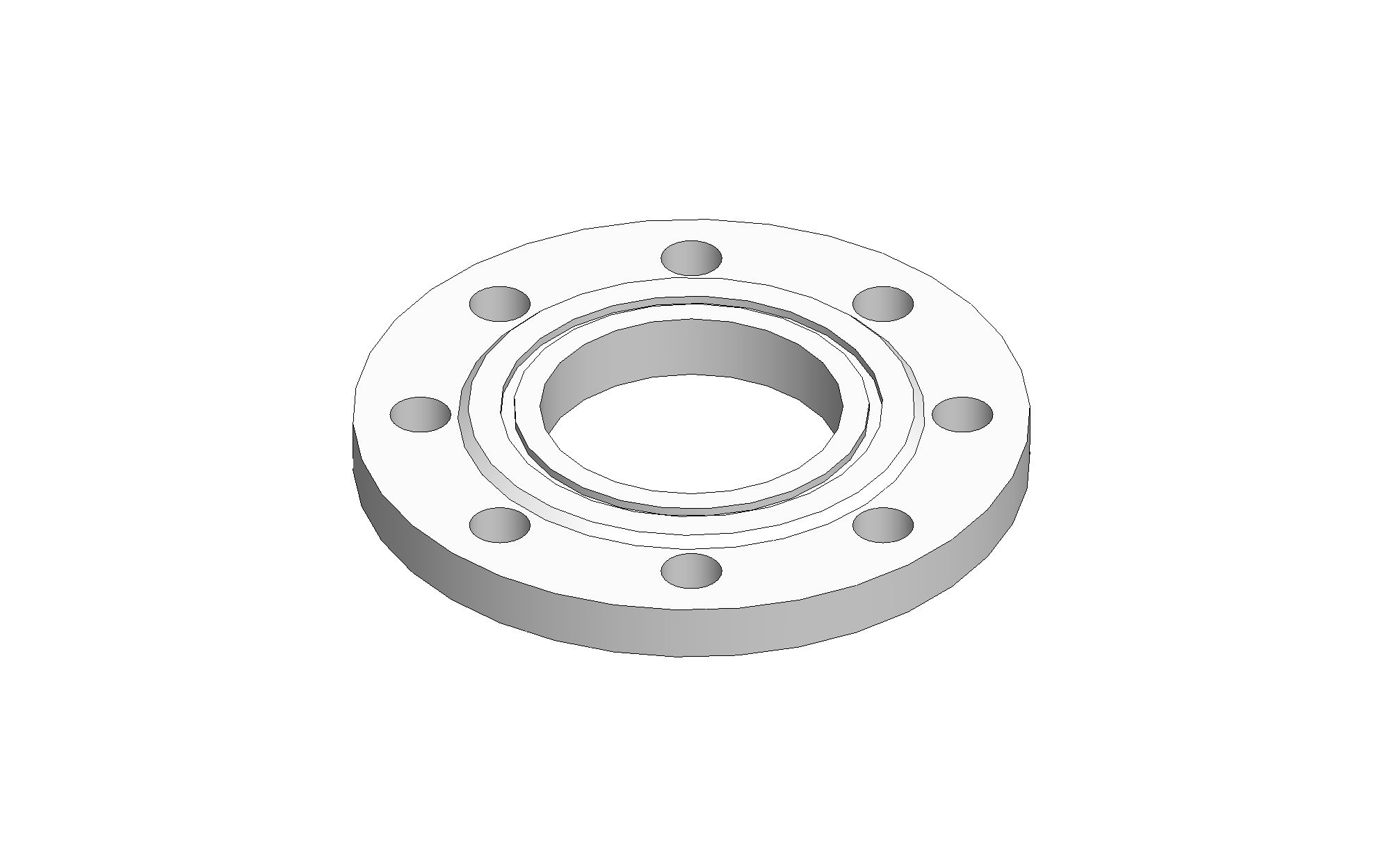 带槽化工法兰DN80