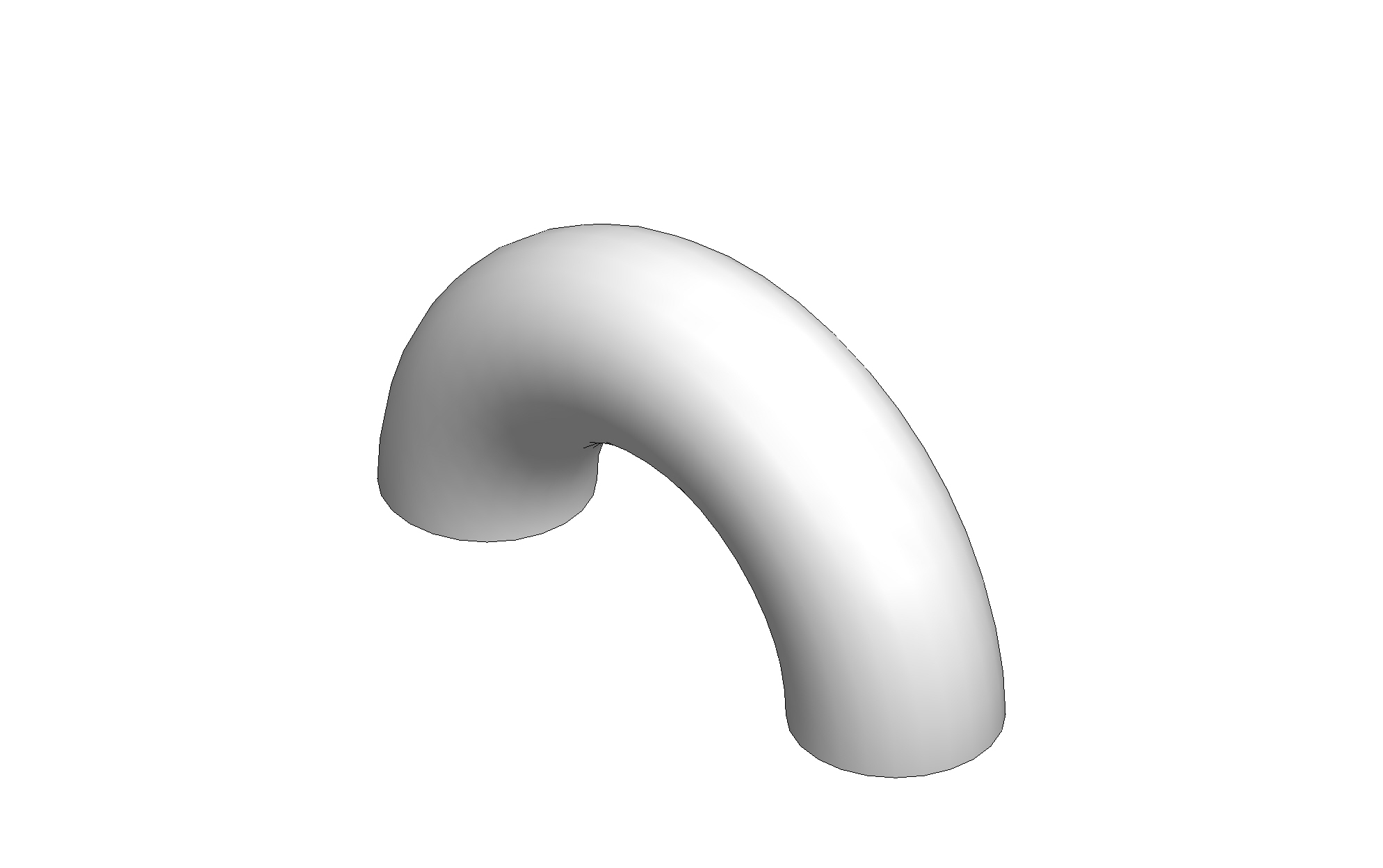 180°R=1.5DN50无缝弯头