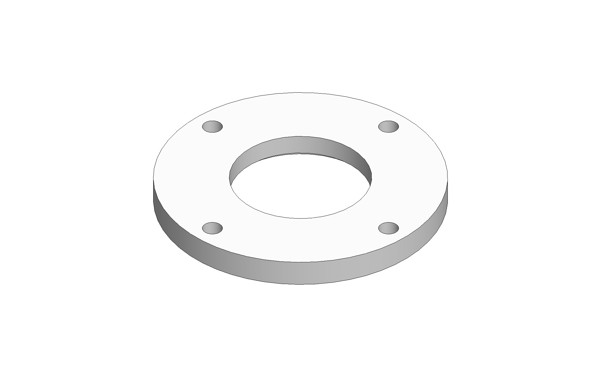 DN63真空法兰(无槽)