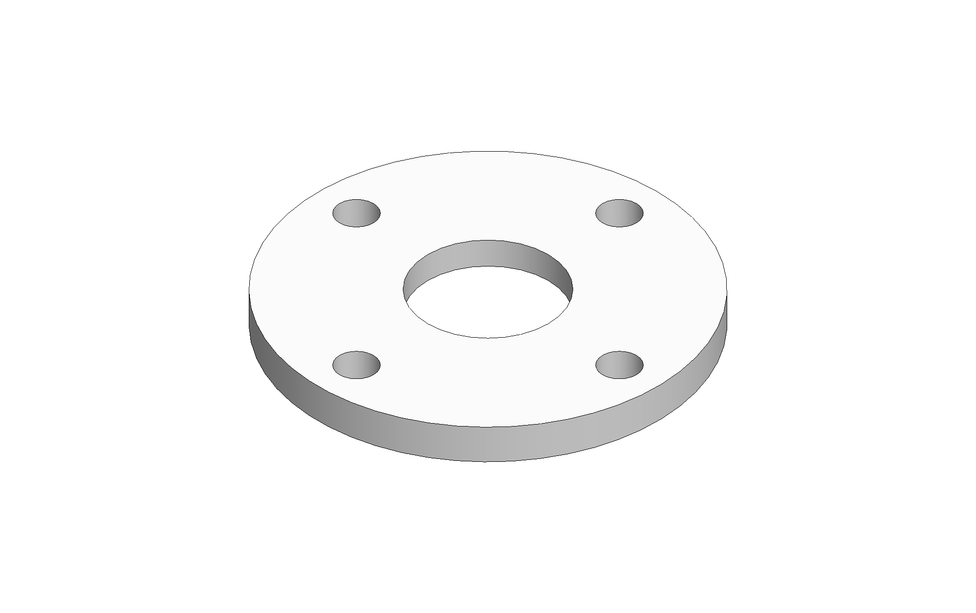 DN32真空法兰(无槽)